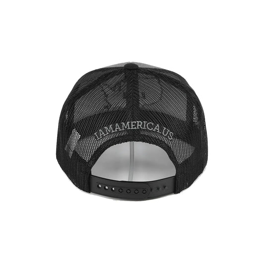 GRAY HEATHER WOOL TRUCKER