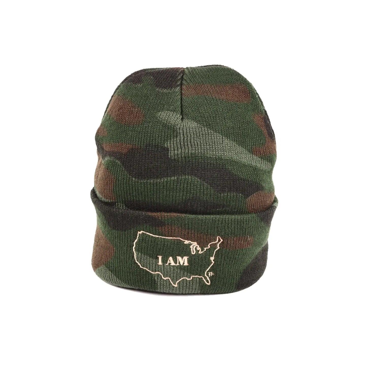 CAMO BRANDED BEANIE