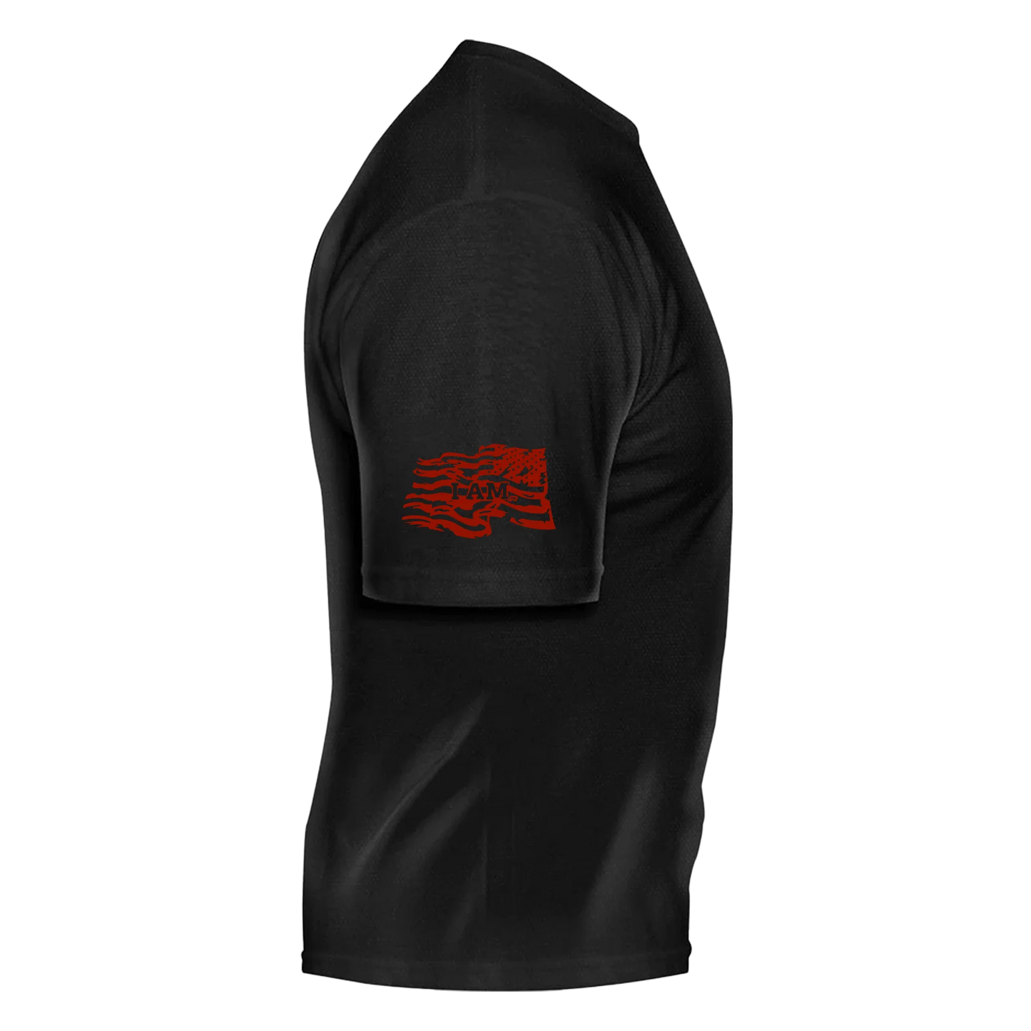 WE NEVER SURRENDER WITH TM - RED PRINT